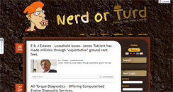 Desktop Screenshot of nerdorturd.com